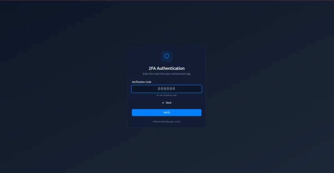 Secure 2FA login