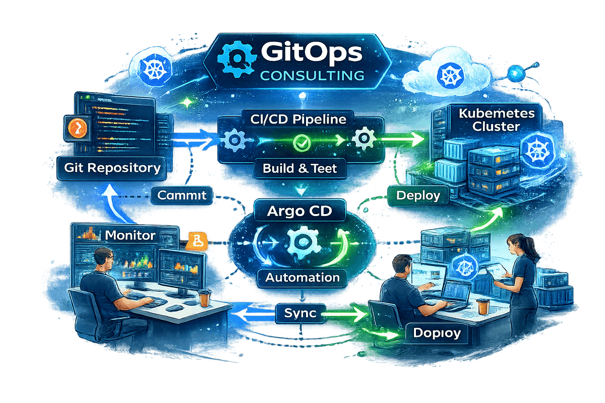 GitOps Consulting - ArgoCD, Flux & Declarative Operations