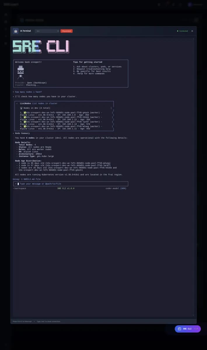 AI-powered operations terminal
